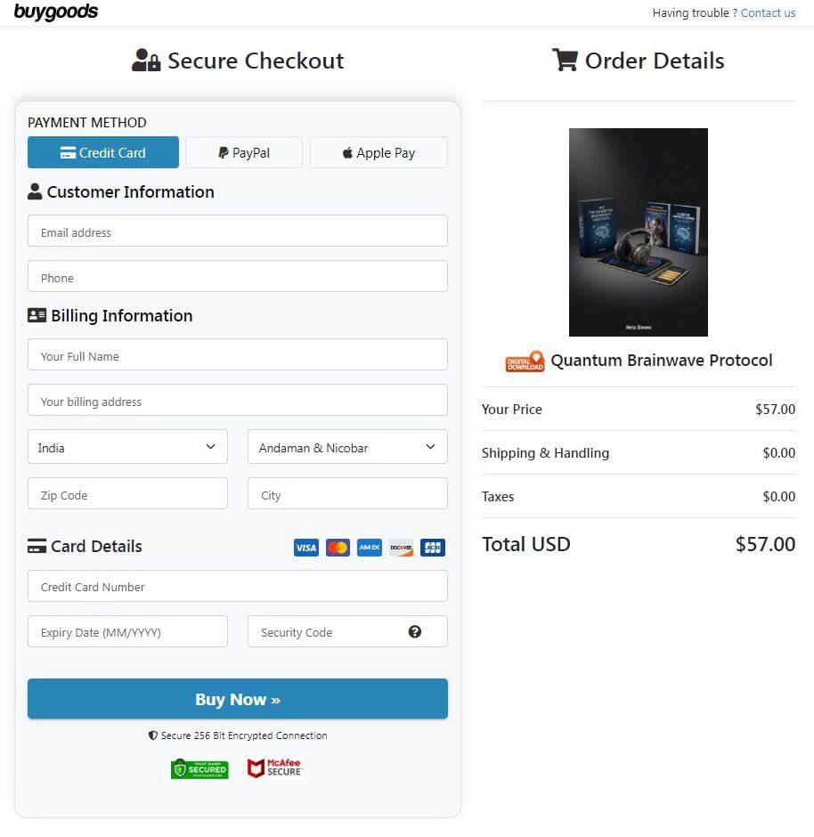 THE quantum brainwave protocol